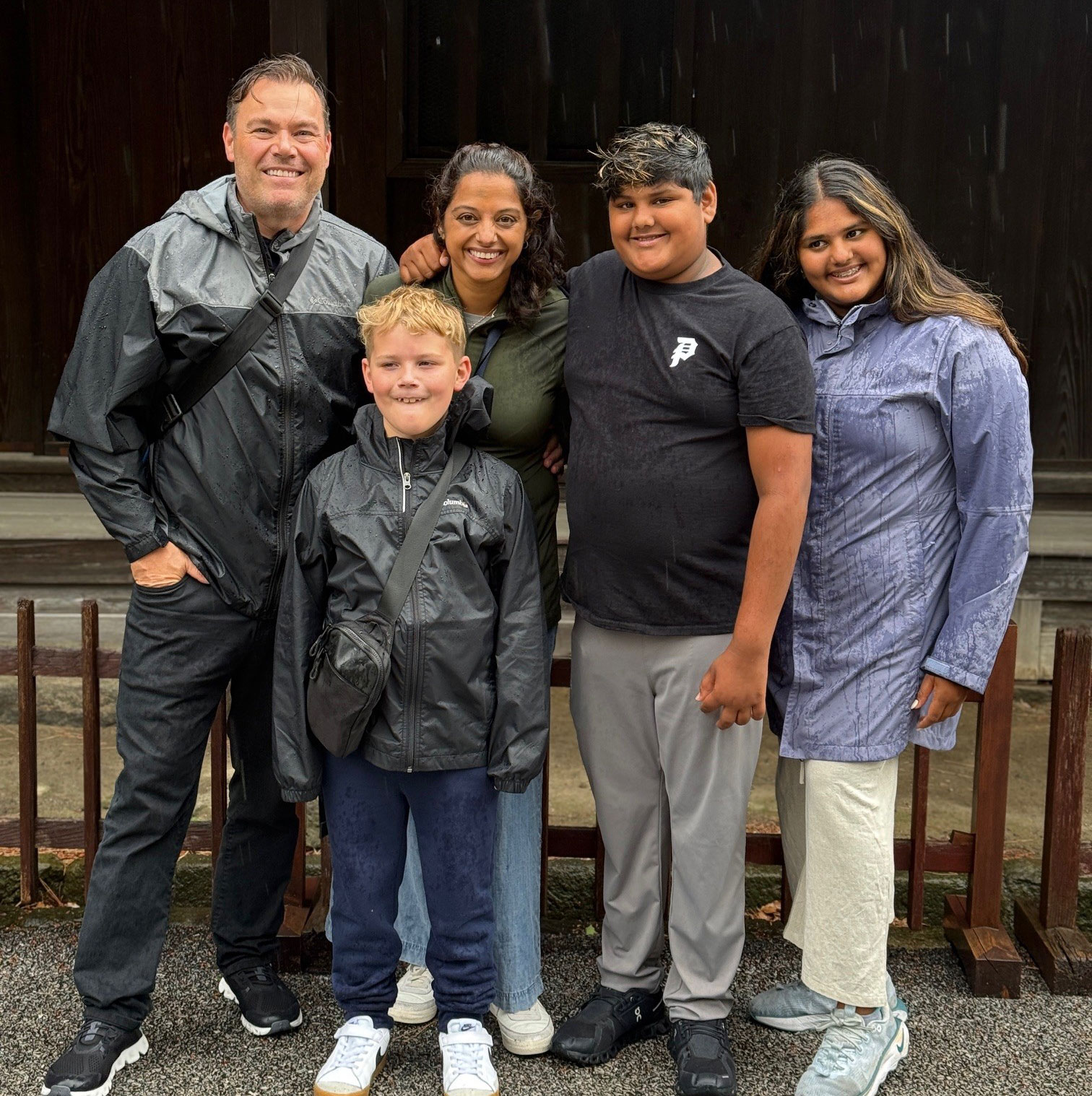 Chris Meinsen Family in Japan